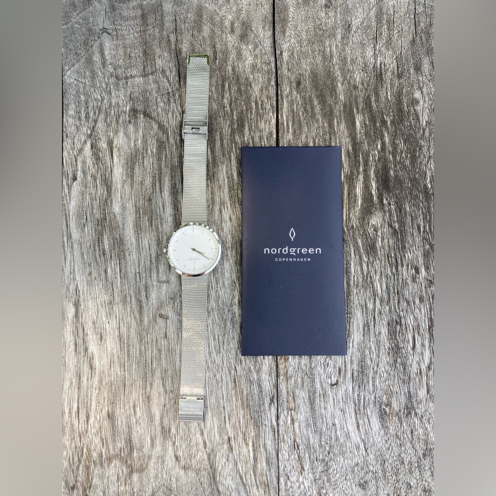 Nordgreen Watch with Silver Mesh Band